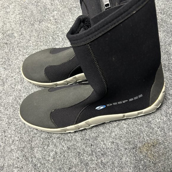 Deep See Black and Gray Boots Men\'s Size 12 main image 3
